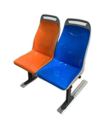 Ghế hành khách bằng nhựa ABS với lưng cố định và tùy chọn màu duy nhất